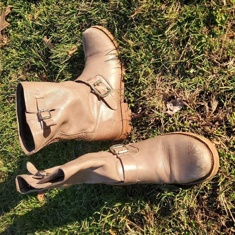 Frye Leather Engineer Boots